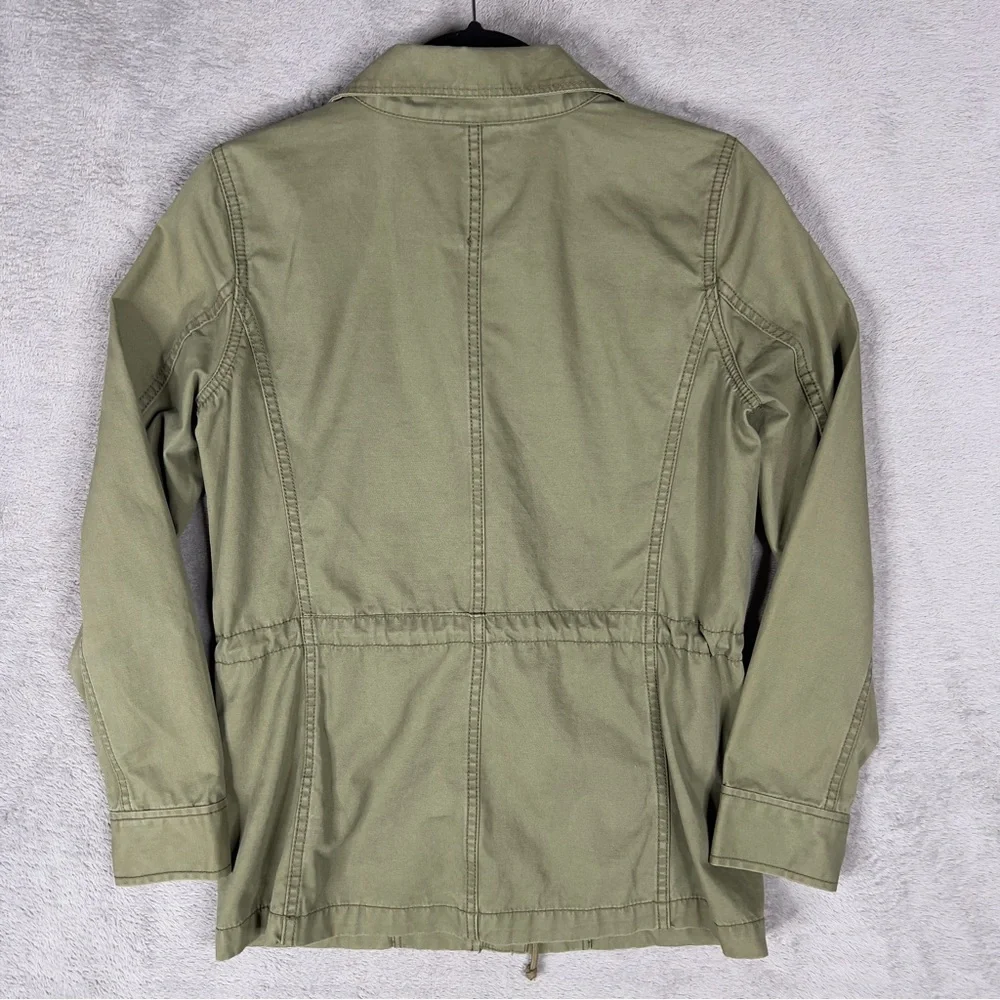Madewell Fleet Jacket‎ Utility Military Women's Small Olive Green Army Grunge